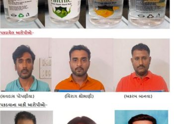 દ્વારકામાં ઝડપાયેલી નશાકારક હેન્ડ સેનીટાઈઝરની બોટલોના પ્રકરણમાં 7 શખ્સો સામે કાર્યવાહી