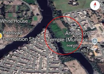 જામનગર: નદીના પટમાં બાંધકામ નહિ… સવા બે લાખ ફૂટની ‘ગેરકાયદેસર’ વાડી લહેરાતી હતી.!