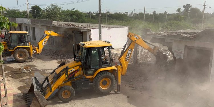 જામનગર:સ્વામિનારાયણનગરથી ગાંધીનગર સુધીનો DP રોડ, કપાત માટે મેગા ડીમોલીશન