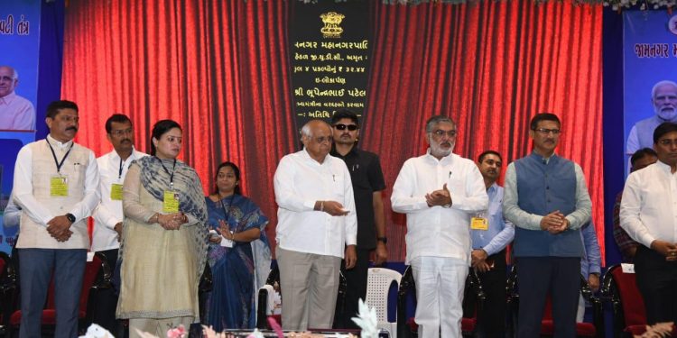 જામનગર શહેર-જિલ્લાને રૂ.430 કરોડથી વધુના વિવિધ પ્રકલ્પોનું લોકાર્પણ અને ખાતમુહૂર્ત મુખ્યમંત્રીએ કર્યું