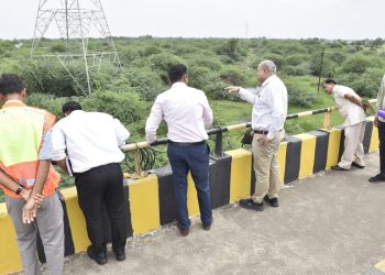 જામનગર : વહીવટીતંત્ર તથા કોર્પોરેશન દ્વારા બ્રિજ નિરીક્ષણ..