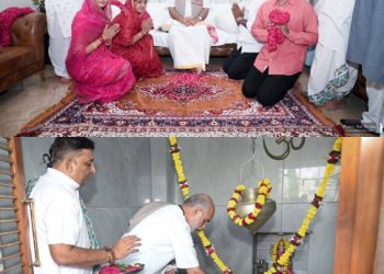 પૂર્વ મંત્રીને આંગણે પંચમ પ્રતિષ્ઠા મહોત્વ યોજાયો