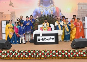 જામનગરમાં આયોજિત જીજ્ઞેશદાદાની સપ્તાહમાં માનવમહેરામણ ઉમટી પડ્યું