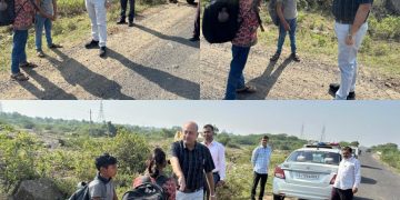 સનદી અધિકારીની સહજતા: શાળાએ જઈ રહેલા બાળકોના સમૂહ સાથે કલેકટરે વાતો કરી શિક્ષણનું મહત્વ સમજાવ્યું