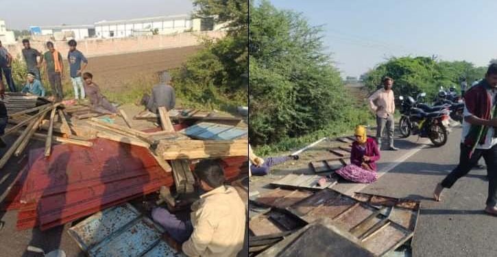 ધ્રોલ સોયલ ટોલનાકા નજીક અકસ્માત, મજૂરો ઈજાગ્રસ્ત થયા