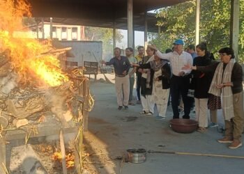 મેડીકલ કોલેજને દેહદાન થયેલ 14 દેહોના અગ્નિસંસ્કાર થયા